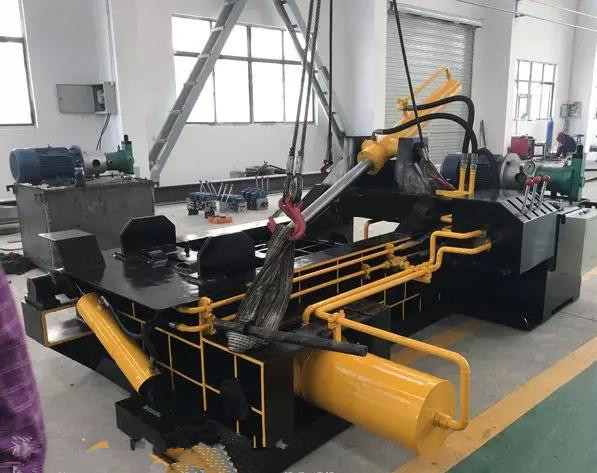 大興250噸雙主缸廢鋼打包機，廢鐵打包機